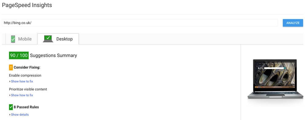 PageSpeed Insights