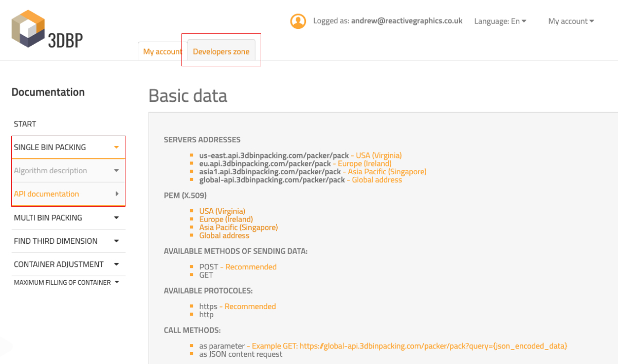 3dbinpacking documentation